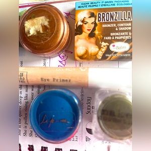 Lot 5 bronzer/eyeshadow, vtg/new variety contour:theBalm bronzilla/Naked sealed